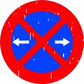 R-307a · 禁止临时停车和停放（标志两侧）