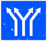 S-63b · انشعاب در سواره‌رو سه‌خطه