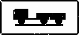 S-880b · 标志适用于牵引挂车的车辆（单轴挂车除外）